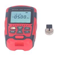 Optical Fiber Power Meter Single Mode Dual Wavelength 1310nm 1550nm Fiber Optic Light Source with RJ45 Line Finding ABS