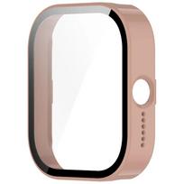 Tempered Glass+Case For CMF Watch Pro Screen Protector Anti-scratch Protective Cover For CMF by Nothing Watch Pro PC Case For CMF Watch Pro rožinė