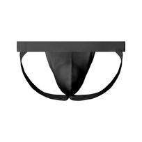 Hollow-out double thongs for men, low-rise solid color U-shaped stretch tight sexy shorts, breathable thongs for men L juoda