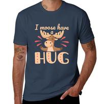 I Moose Have A Hug Tshirt Work Short Sleeve Cotton Top S