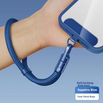 Wrist Strap, Anti-Theft Travel Protection Device, Drop-Resistant with Clip, Pad, Patch, Connector, Back Patch, Key Strap