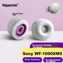 Ear Tips, Sony WF-1000XM5 Noise-Cancelling Bluetooth Headphones 3/4, Memory Foam Original Accessories for NISSON, In-Ear Silicone, Small Gray