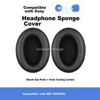 Trendsetter, Suitable for SONY WH-1000XM3 Ear Cups, Headphones Covers, Headband Foam Covers