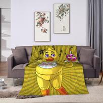 Pas Fredį Springtrap Antklodės Vilnos Žiemos FNAF Žaidimas Kvėpuojanti Šilta Apklodė Namams Miegamajam Lovatiesė 75x90cm
