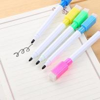 1Pcs/Set Brand New Magnetic Whiteboard Pen Erasable Dry White Board Markers Magnet Built In Eraser