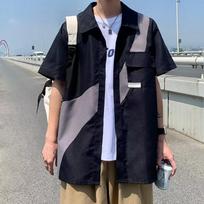 Summer seaside vacation shirt, men's all-match shirt L juoda