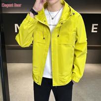 Yalu Men's Spring Autumn Windbreaker Jacket 4XL