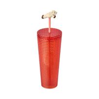 Starbucks Happy Pony Parm Baby Pony Grid Cold Cup 710ml ONE SIZE įvairiaspalvis