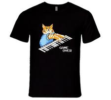 Žaidimas baigtas Keyboard Cat Linksmas The IT Crowd Populiarus TV šou Marškinėliai XXXL white
