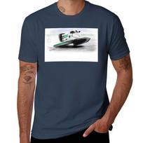 Power Boat Racer Tshirt Sports Basic Short Sleeve Tshirt S