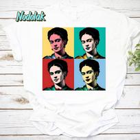 Four faces Frida Kahlo Painter Art Vintage T-Shirt, Frida Kahlo Shirt, Feminist Shirt, Mexican Shirt, Strong Frida Kahlo Shirt 2XL