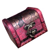 Wood Lock Box Storage Jewelry Bracelet Case Gift One Size ruda