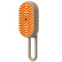 2-Pack Steam Brush For Cats, Khaki + = One Size chaki