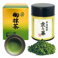 KyotoUjitawara Seicha Uji Matcha Kyo no Hana 40g can 29138 yellow