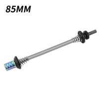Ultralight Quick Release Skewers 130-135mm Bicycle Steel Skewers  Folding 85mm-Colorful
