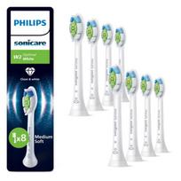 Końcówki do szczoteczki philips sonicare sonicare w2 optimal white hx6068/87 8 szt. biały