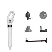 High Pressure Dredge Clog Remover with Barometer Pneumatic Sewer Pipe Unblocker Clogged Unclogging Manual