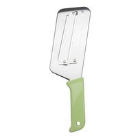 Stainless Vegetable Peeler - Ergonomic Handle for Peeling Carrots, Potatoes and One Size žalia