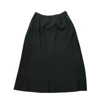 Women's Long Skirts 100% Wool Black 2XL juoda