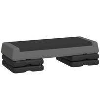 Adjustable Fitness Stepper, with Non-Slip Surface, for Home, Gym, Office Workout, Grey 77 x 36 x 20.5 cm pilka