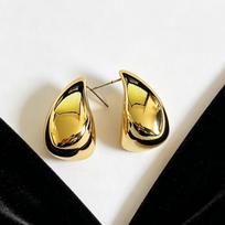 C-shaped Metal Women's Drop Earrings Gold Silver Geometric Statement Dangle Earrings Trendy New Ear Accessories