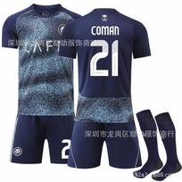 Soccer Uniform Set, Short Sleeve Football Jersey and Shorts Sportswear Kit for Training, Matches and Team Activities 2XL（Rec. Height 190-200CM）