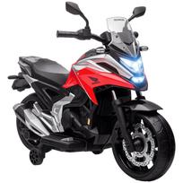 Electric Kids Motorcycle, Honda, 3 km/h, Music & Light, 3-6 Years, Up to 30 kg, Red 107 x 46 x 75 cm raudona