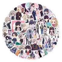 10/50 vnt Anime Mano laiminga santuoka Lipdukai nešiojamiesiems kompiuteriams Kanceliarinės prekės Iškarpų knygelė Kscraft Mieli lipdukai Scrapbooking Medžiaga Amatų reikmenys 10pcs