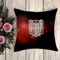 Anime pagalvė Attack on Titan Pagalvės užvalkalai lovos pagalvėms Dekoratyviniai pagalvių užvalkalai Rudens dekoras Pagalvių užvalkalai Pagalvės užvalkalas 30x30cm