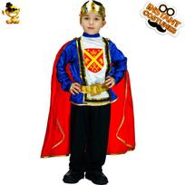 Children's style little king stage wear party clothes masquerade party clothes cosplay clothes S (4-6 years old, 104-116cm)