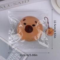 Capybara Squishy Toy Slow Rebound Cute Brown Bear Animal Stress Relief Fidget Sensory Playthings ideal for Kids Adults Decompression Gift