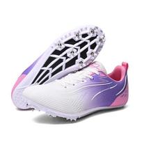 Nauji dygliuoti bėgimo bateliai vyrams Lengvi treniruočių takų ir lauko bateliai Neslystantys lengvosios atletikos sportbačiai Unisex Zapatilla Para Atletismo 44