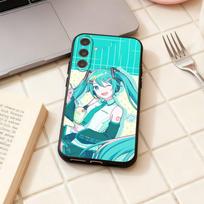 H-Hatsune Anime Miku  phone Case For Samsung Galaxy A73,A72,A71,A70,A53,A52,A51,Others Soft Black Shell Samsung a53 5g