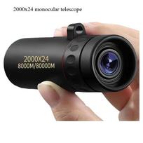 2000x24 Telescope Mobile High-definition Outdoor Mini Portable Dual-use Professional Binoculars for Photography Video Recording