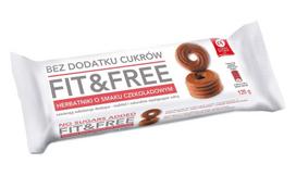 Cukry Nyskie Fit&Free Herbatniki Czekoladowe Bez Cukru 120 G