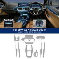 TPU Steering Wheel Cover for BMW X3 X4 G01 G02 2022 2023 2024 Anti-Scratch Protective Film right steering wheel / for X4- juoda