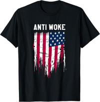 NEW LIMITED American Flag Anti Woke Patriotic Cancel Cancel Culture T-Shirt XXXL