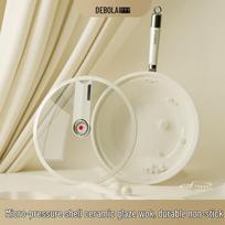 Debolai White Jade Ceramic Non-stick Micro-pressure Wok