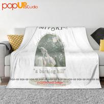 Mitski Blue Diner Merch Lauren Hell Mitsk Ultra-Soft Blanket Quilt Winter Sofa Cover Bed Covers Size: 75*100cm, Weight: 230 GSM