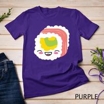 Kawaii So Cute Sushi Funny Anime Food Costume Shirt Unisex T-shirt 9 4XL