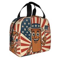 Italian Brainrot TUNG TUNG TUNG SAHUR FUNK Lunch Bag Men Women Funny Meme Cooler Thermal Insulated Lunch Boxes for Adult Office One Size