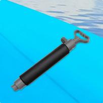 Hand Bilge Pump Lightweight Manual Kayak Water Ergonomic Handle Portable Boat Extractor Black Pump