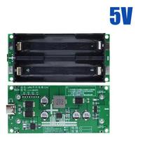15W 3A UPS 18650 Lithium Battery Boost Module 5V/9V/12V Uninterruptible Power Supply Board with Type-C Charging 5V