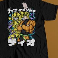 Bizarre Anime Aesthetic T-Shirt, Retro Manga Graphic Tee, Colorful Streetwear Shirt, Japanese Vintage Style, Otaku Unisex Gift L