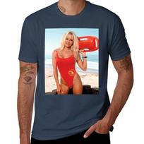 Pamela Anderson Baywatch TShirt Casual Fashion Short Sleeve Cotton TShirt S
