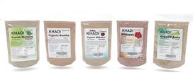Khadi Omorose Amla Reetha Shikakai Bhringraj Hibiscus Powder combo ( Pack of 5 )