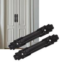 2pcs Black Barn Door Handle Aluminum alloy Sliding Door Handle Heavy Duty Door Handle  Industrial