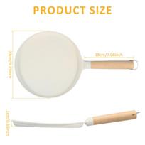 Nonstick Frying Pan Skillet Enduring Frying Pan with Heat Resistant Handle Uniform Heat Conduction Kitchen Cooking Omelette Pan