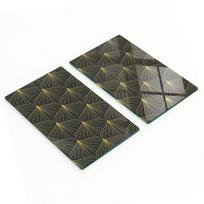 Kuchenne Wielofunkcyjne Dekoracyjne Deski Szklane Art Deco 2X30X52 Cm