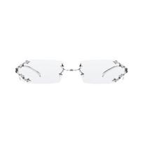 Gentle Monster Mosh 02 Silver Clear Unisex Eyewear ONE SIZE